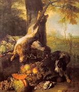 Still Life with Dead Hare and Fruit Francois Desportes